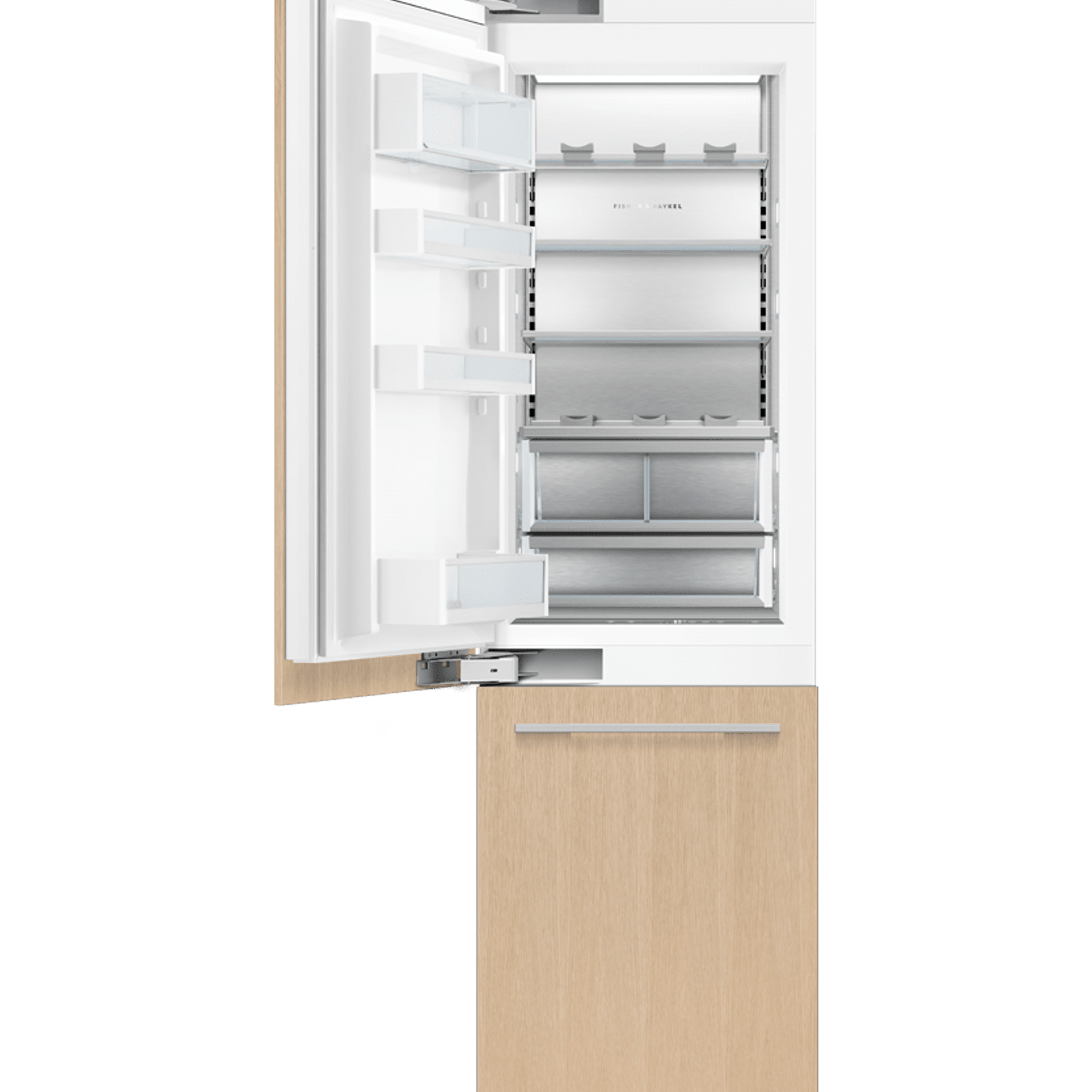 Integrated Refrigerator Freezer, 61cm, Ice & Water, Left Hinge gallery detail image