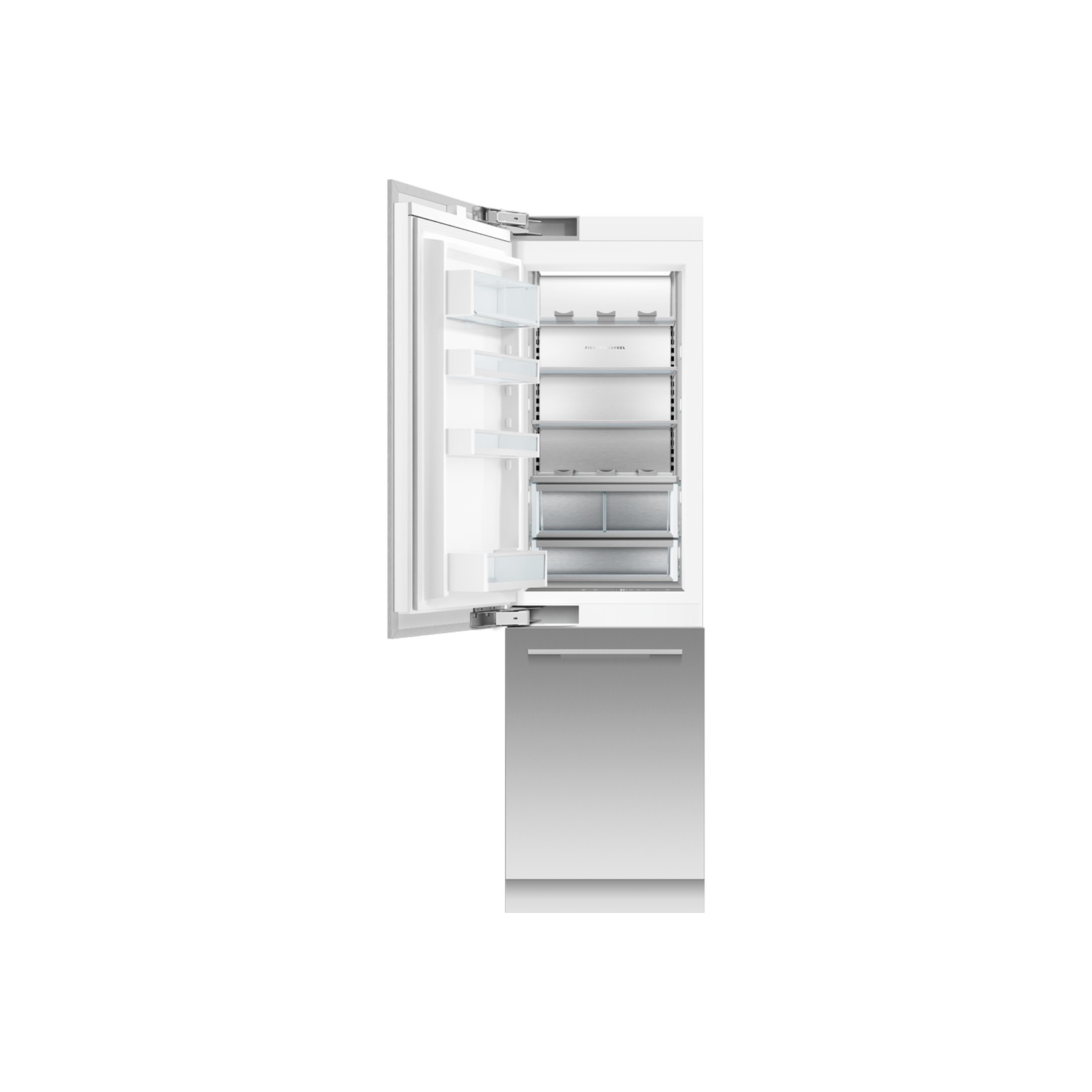 Integrated Refrigerator Freezer, 61cm, Ice & Water, Left Hinge gallery detail image