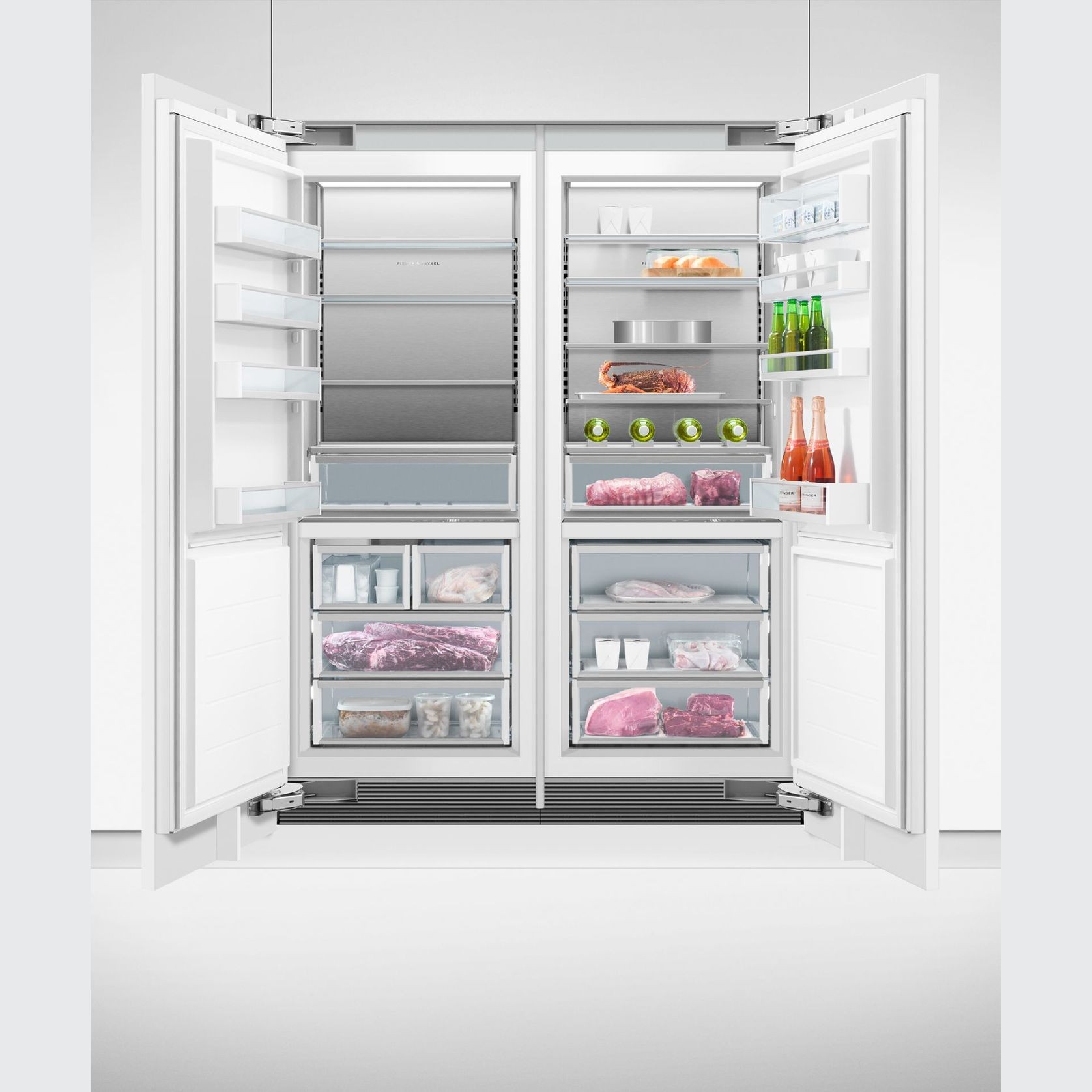 Integrated Column Freezer, 76cm, Ice, Left Hinge gallery detail image