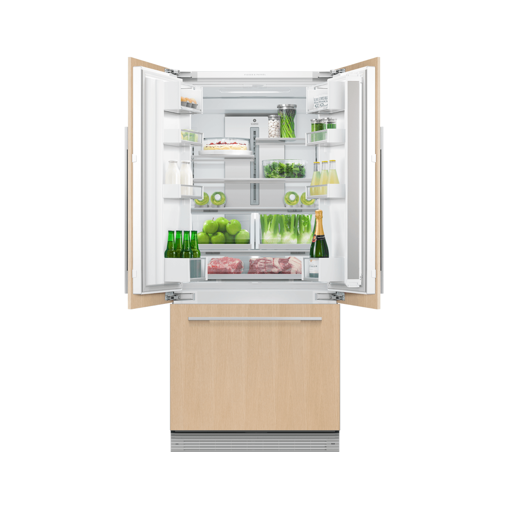 Integrated French Door Refrigerator Freezer, 80cm ArchiPro NZ