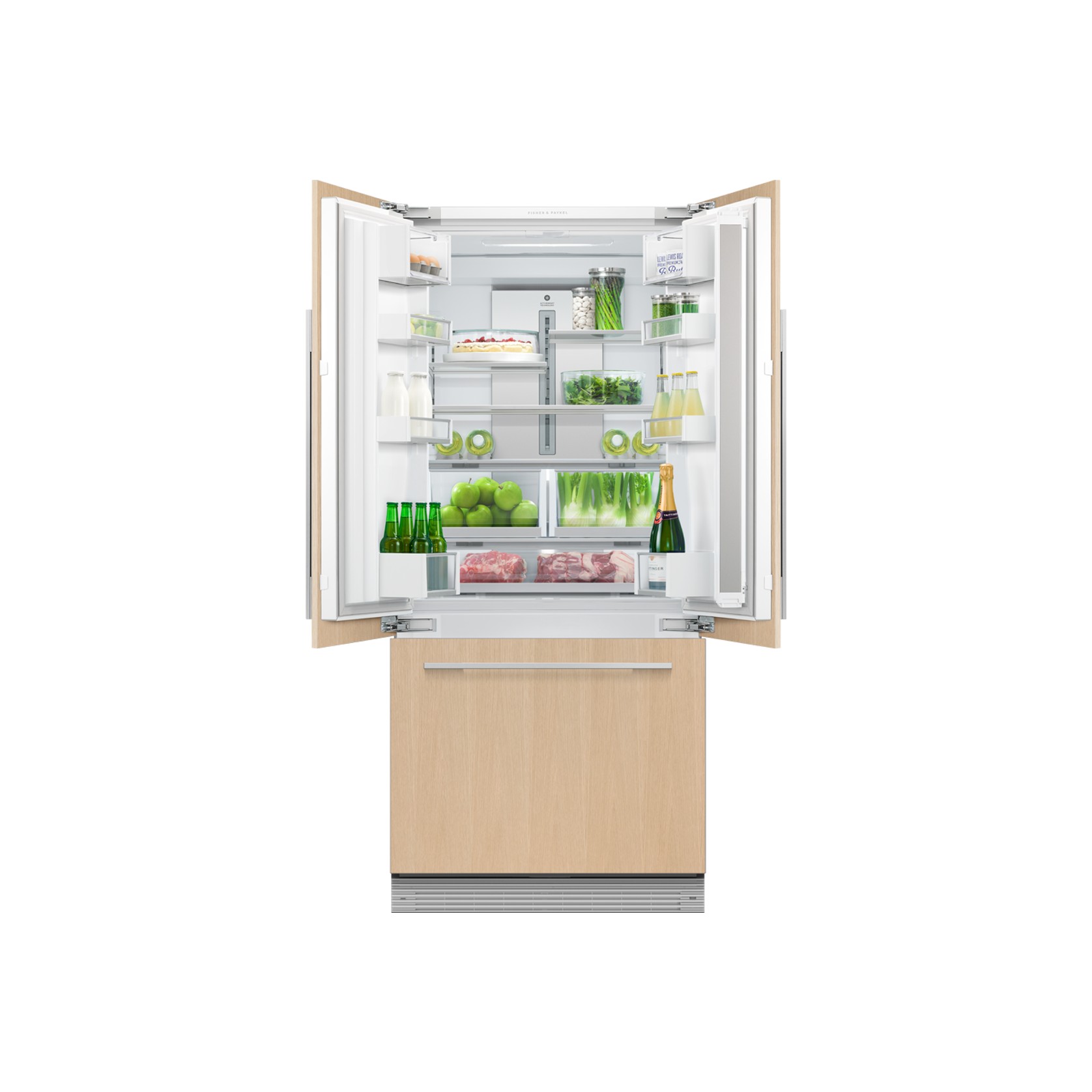 Integrated French Door Refrigerator Freezer, 80cm gallery detail image