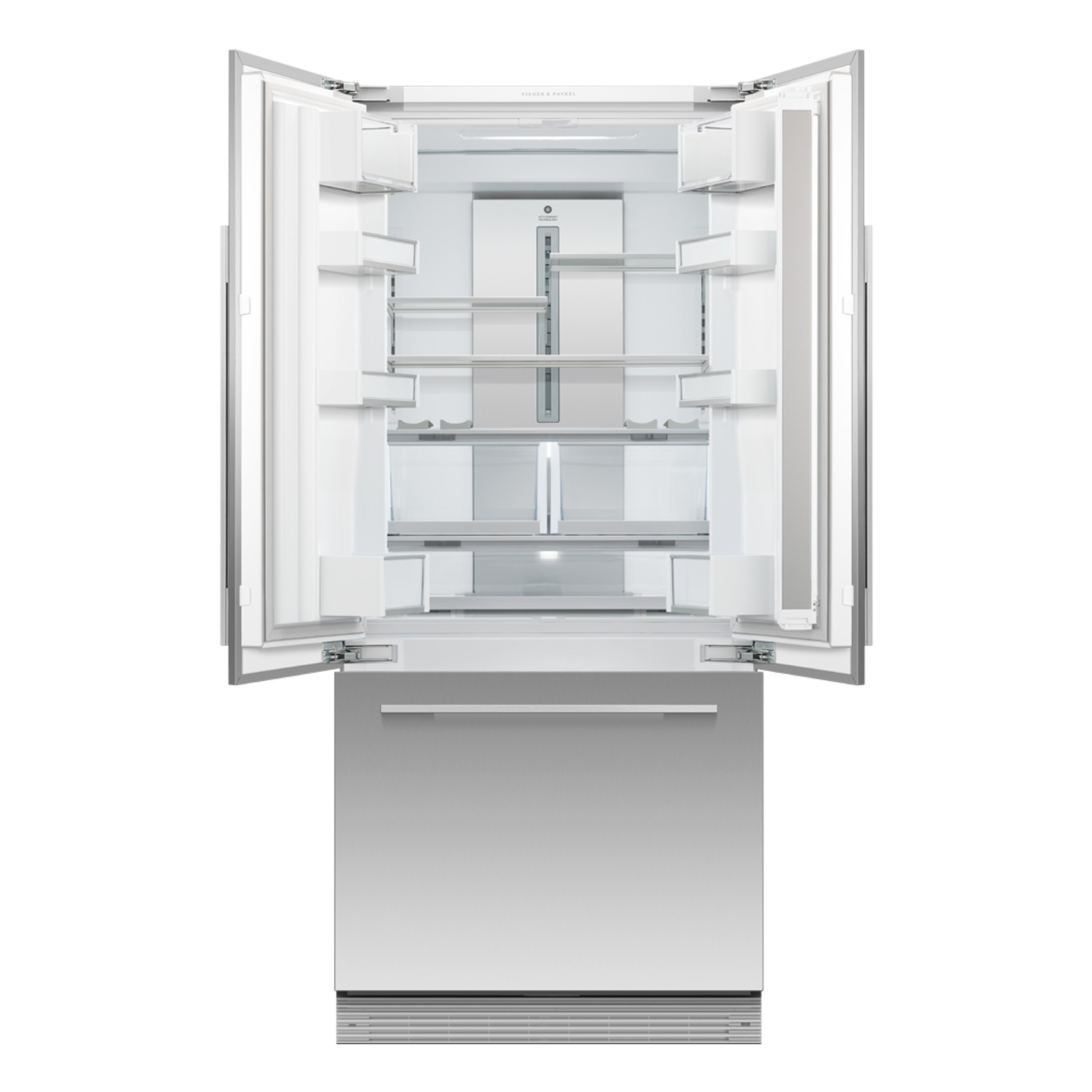 Integrated French Door Refrigerator Freezer, 80cm, Ice & Water gallery detail image