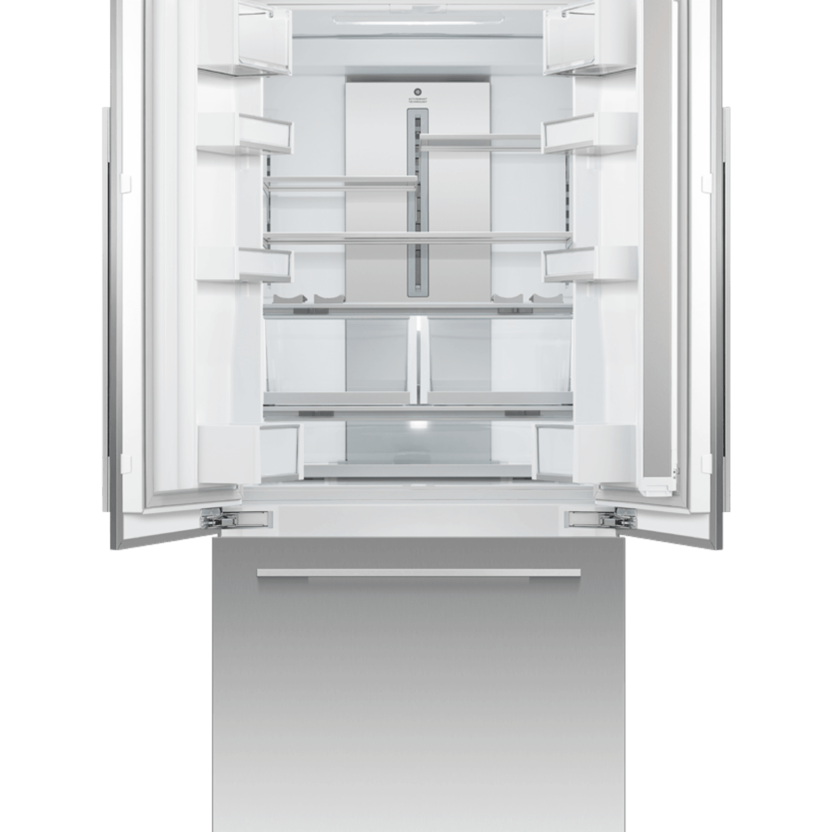 Integrated French Door Refrigerator Freezer, 80cm, Ice & Water gallery detail image