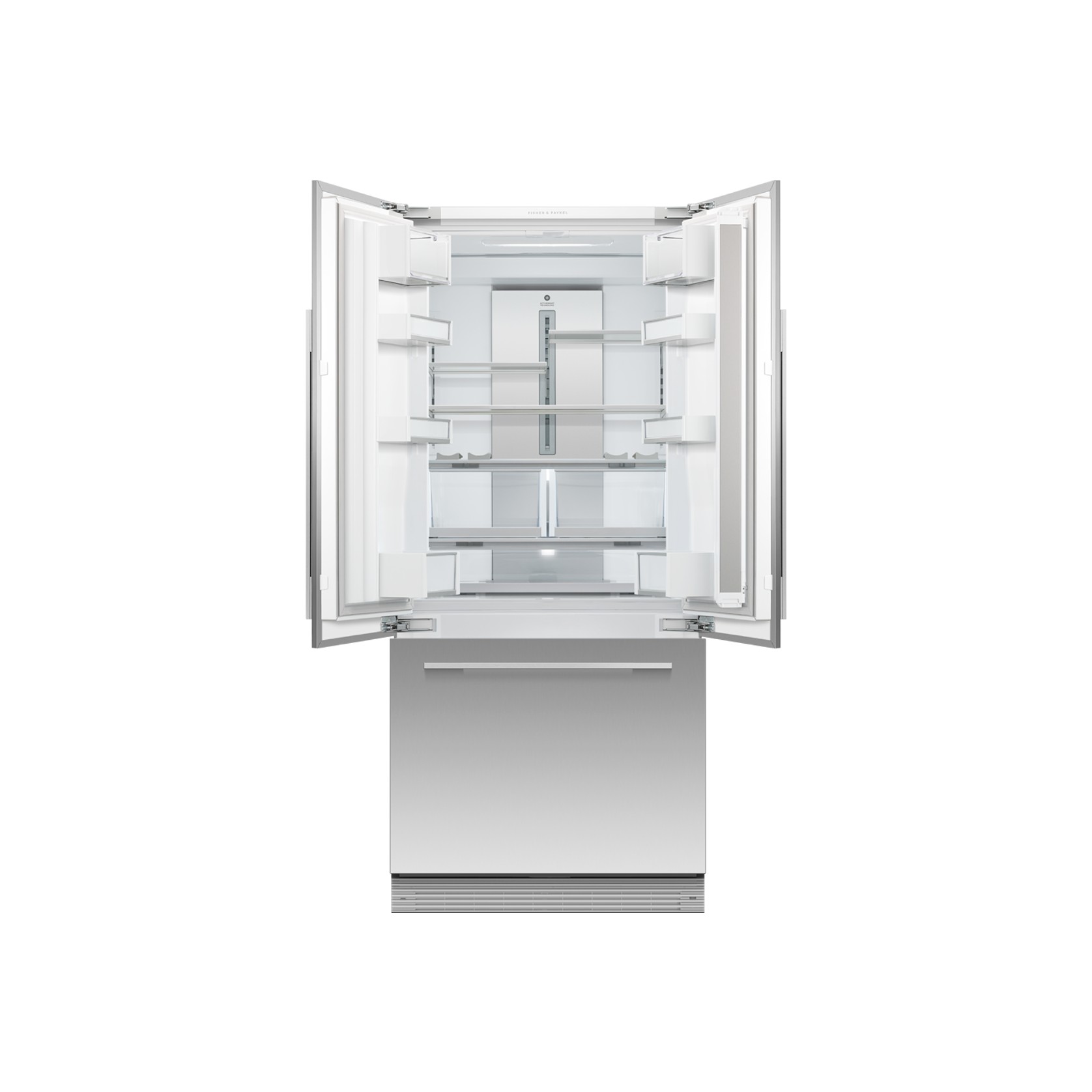 Integrated French Door Refrigerator Freezer, 80cm, Ice & Water gallery detail image
