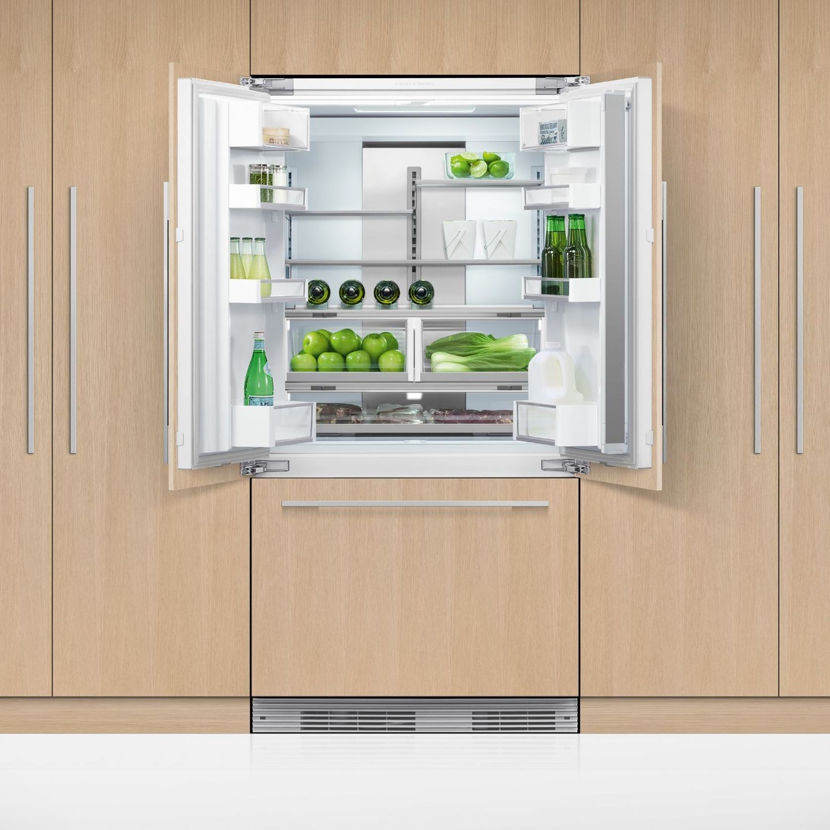 Integrated French Door Refrigerator Freezer, 90cm gallery detail image
