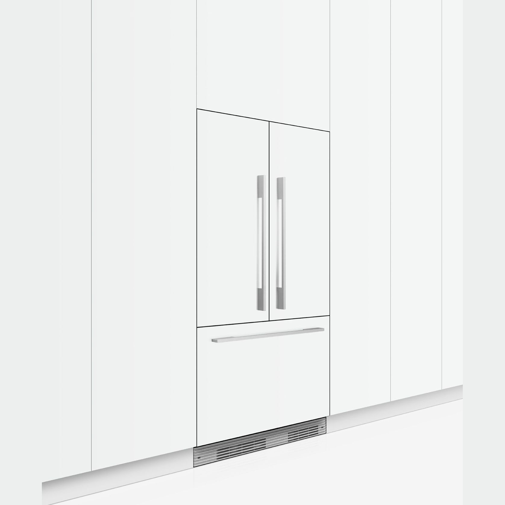 Integrated French Door Refrigerator Freezer, 90cm gallery detail image