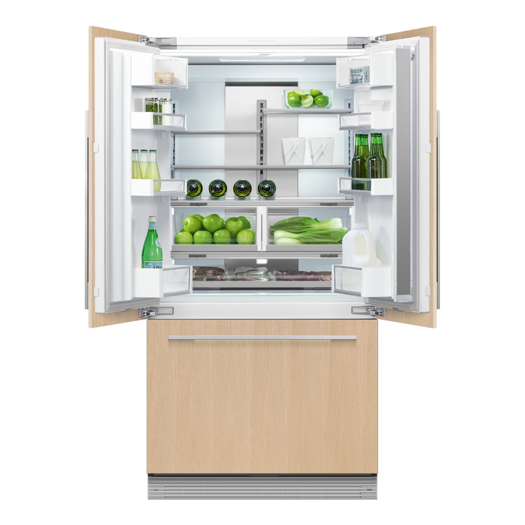 Integrated French Door Refrigerator Freezer, 90cm gallery detail image
