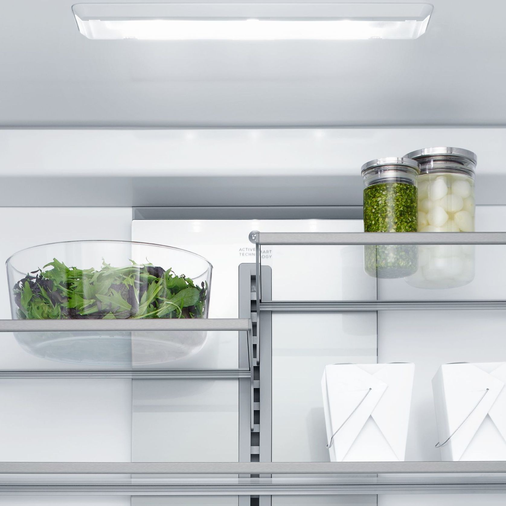 Integrated French Door Refrigerator Freezer, 90cm, Ice & Water gallery detail image