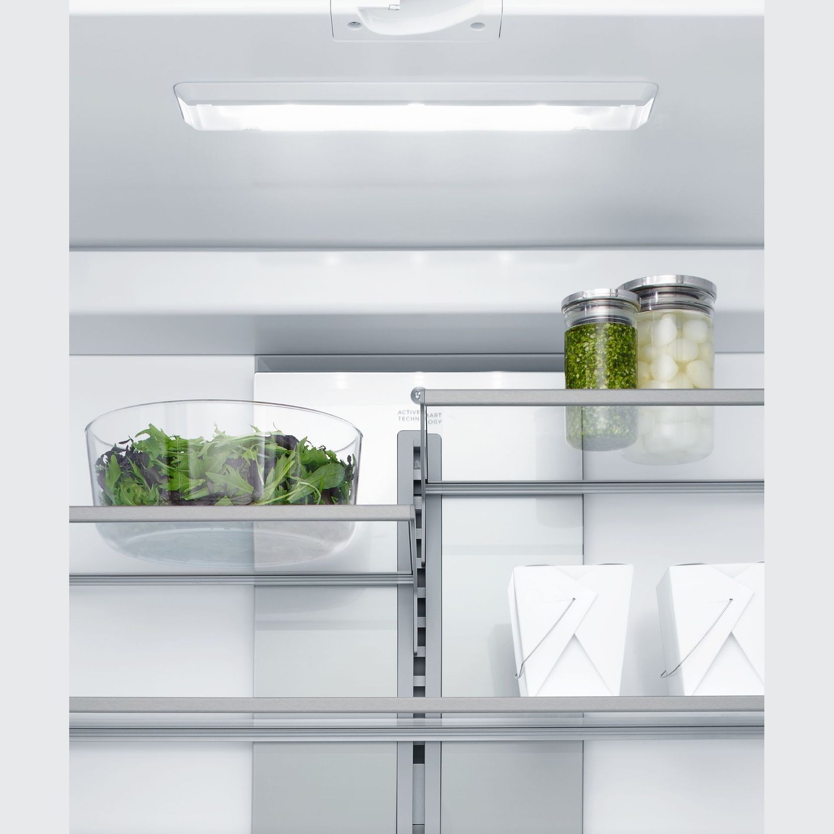 Integrated French Door Refrigerator Freezer, 90cm, Ice & Water gallery detail image