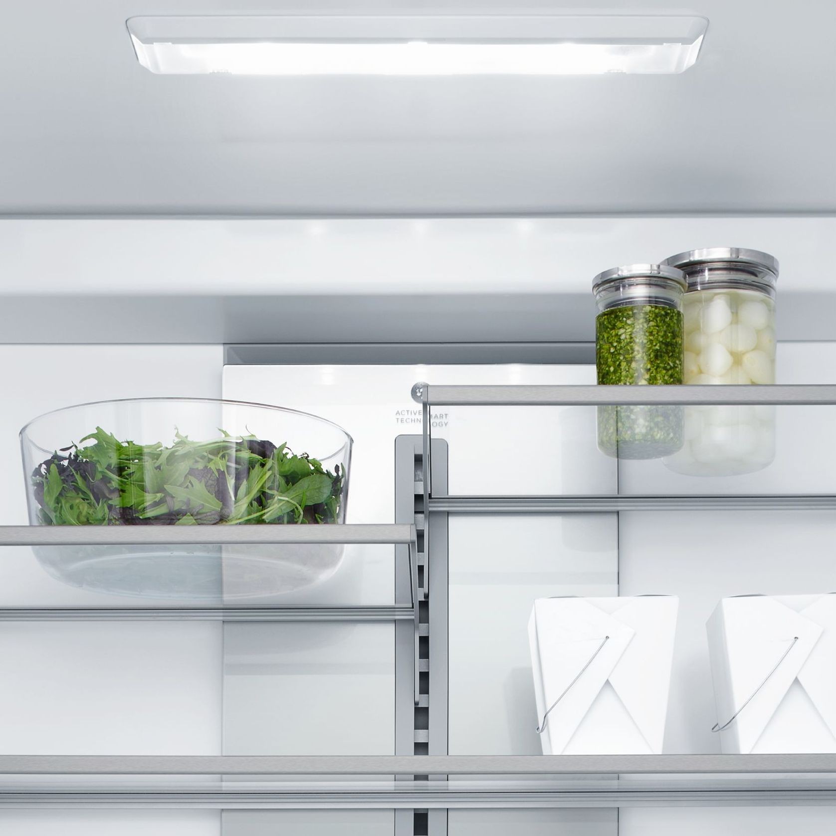 Integrated French Door Refrigerator Freezer, 90cm, Ice & Water gallery detail image