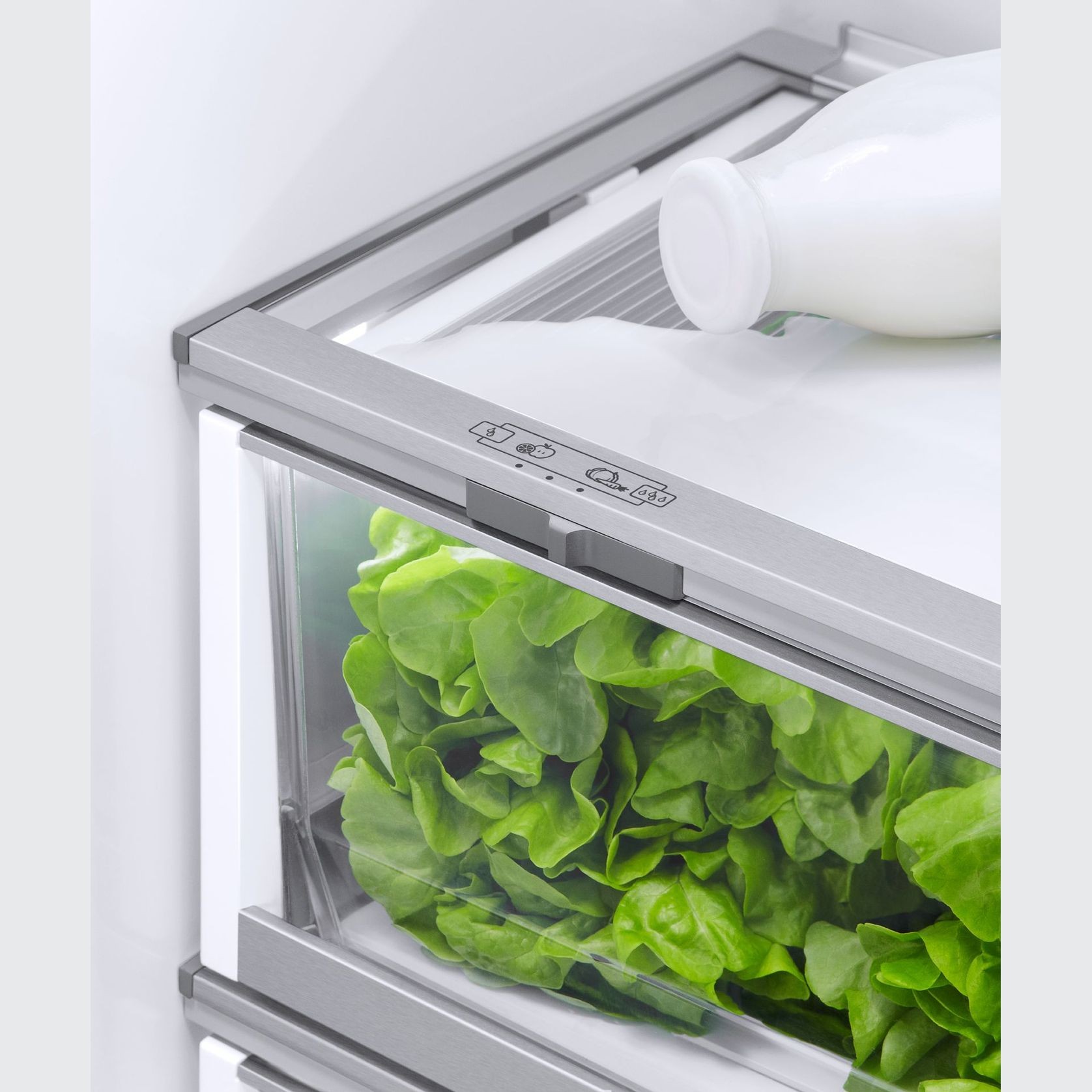 Integrated French Door Refrigerator Freezer, 90cm, Ice & Water gallery detail image