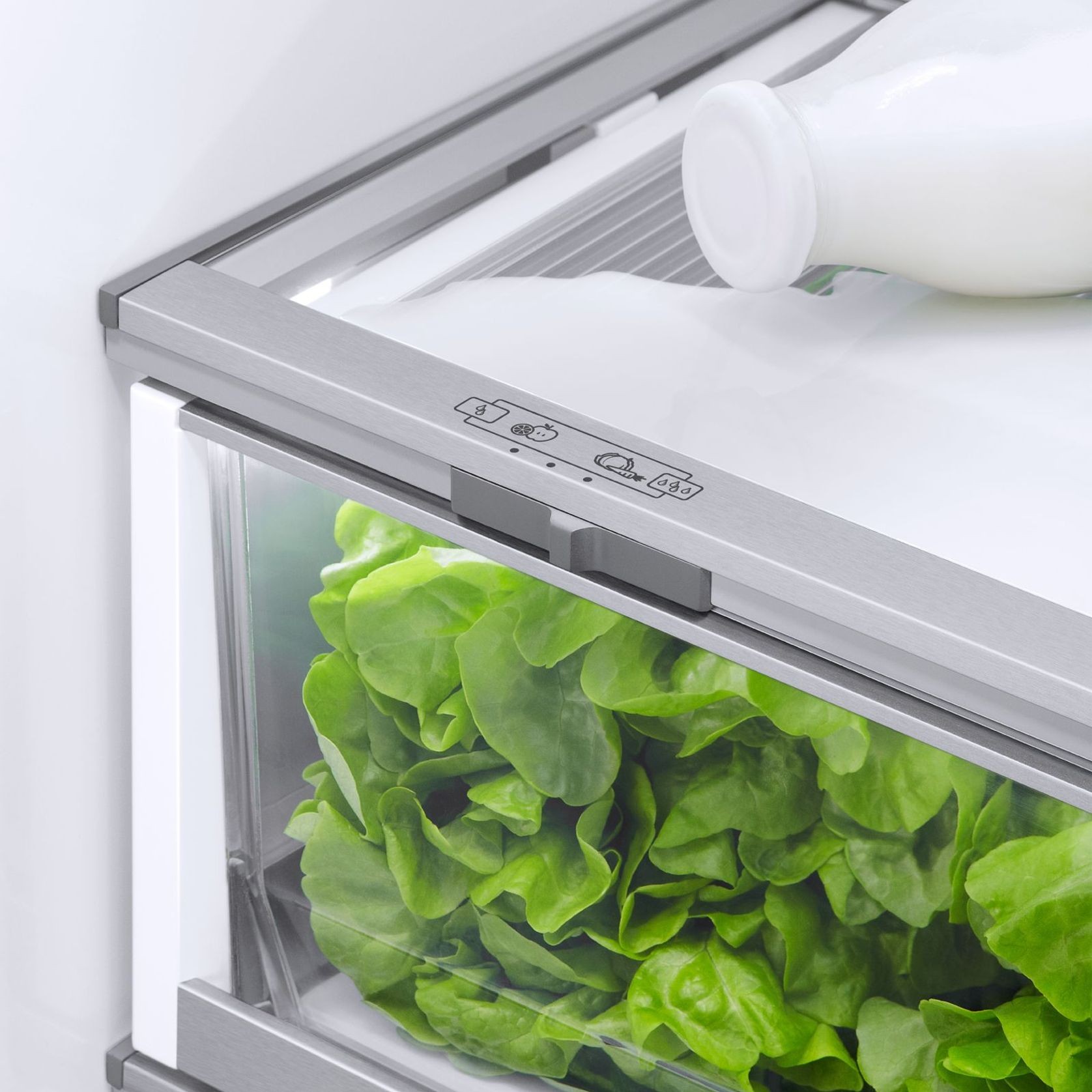 Integrated French Door Refrigerator Freezer, 90cm, Ice & Water gallery detail image