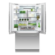 Integrated French Door Refrigerator Freezer, 90cm, Ice & Water gallery detail image