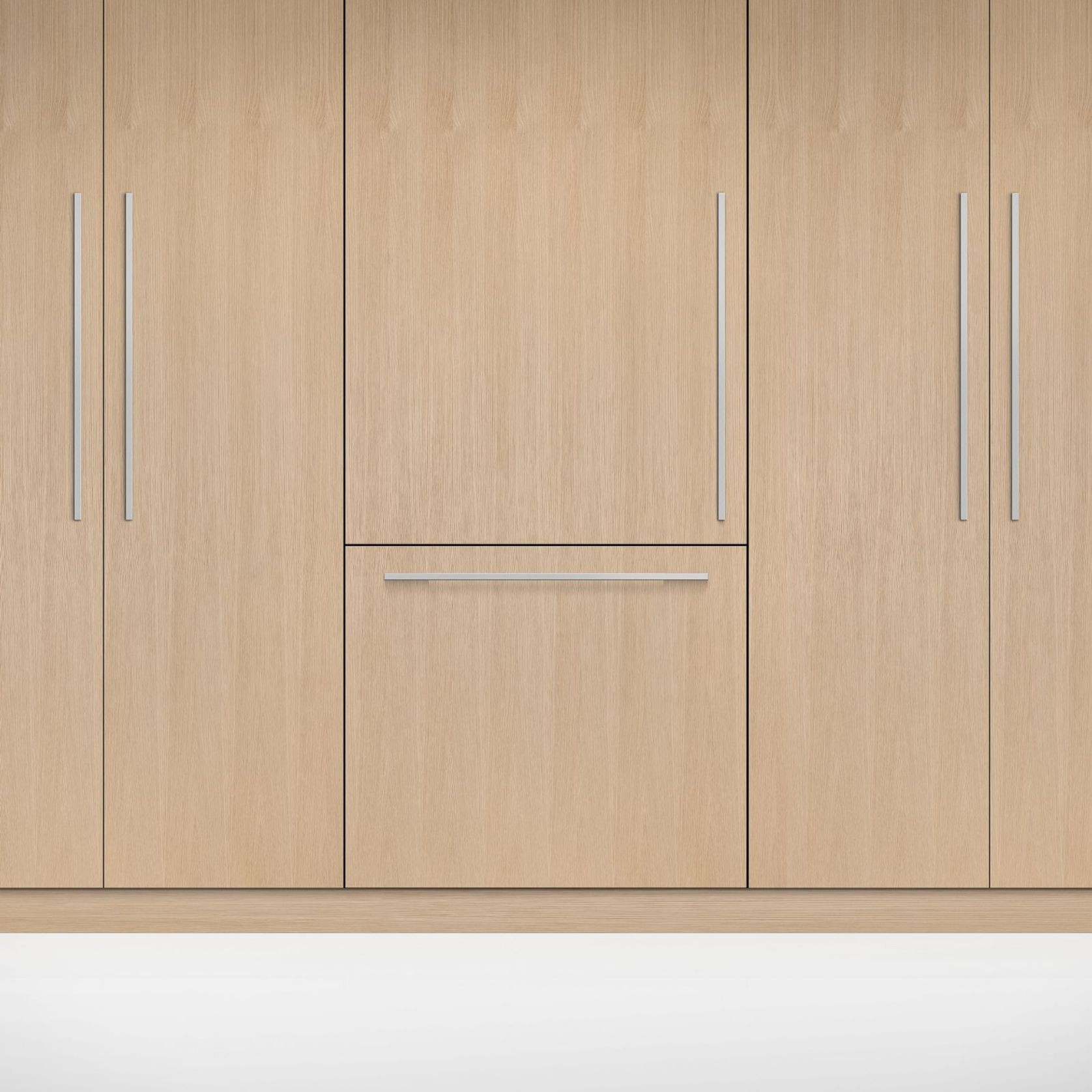 Integrated Refrigerator Freezer, 90.6cm, Ice, Left Hinge gallery detail image