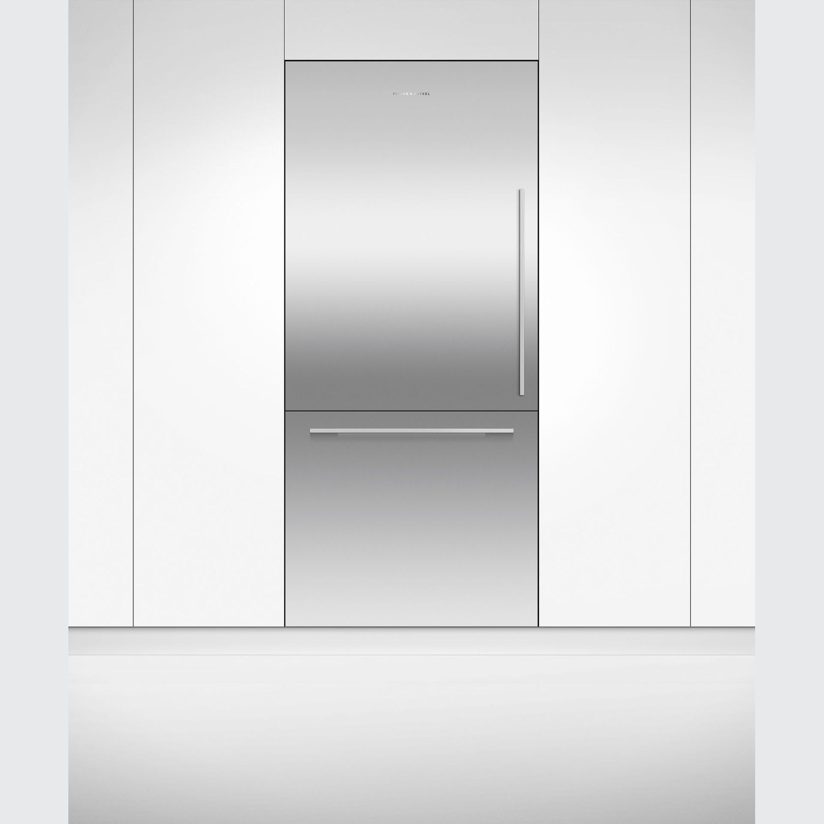 Integrated Refrigerator Freezer, 90.6cm, Ice, Left Hinge gallery detail image