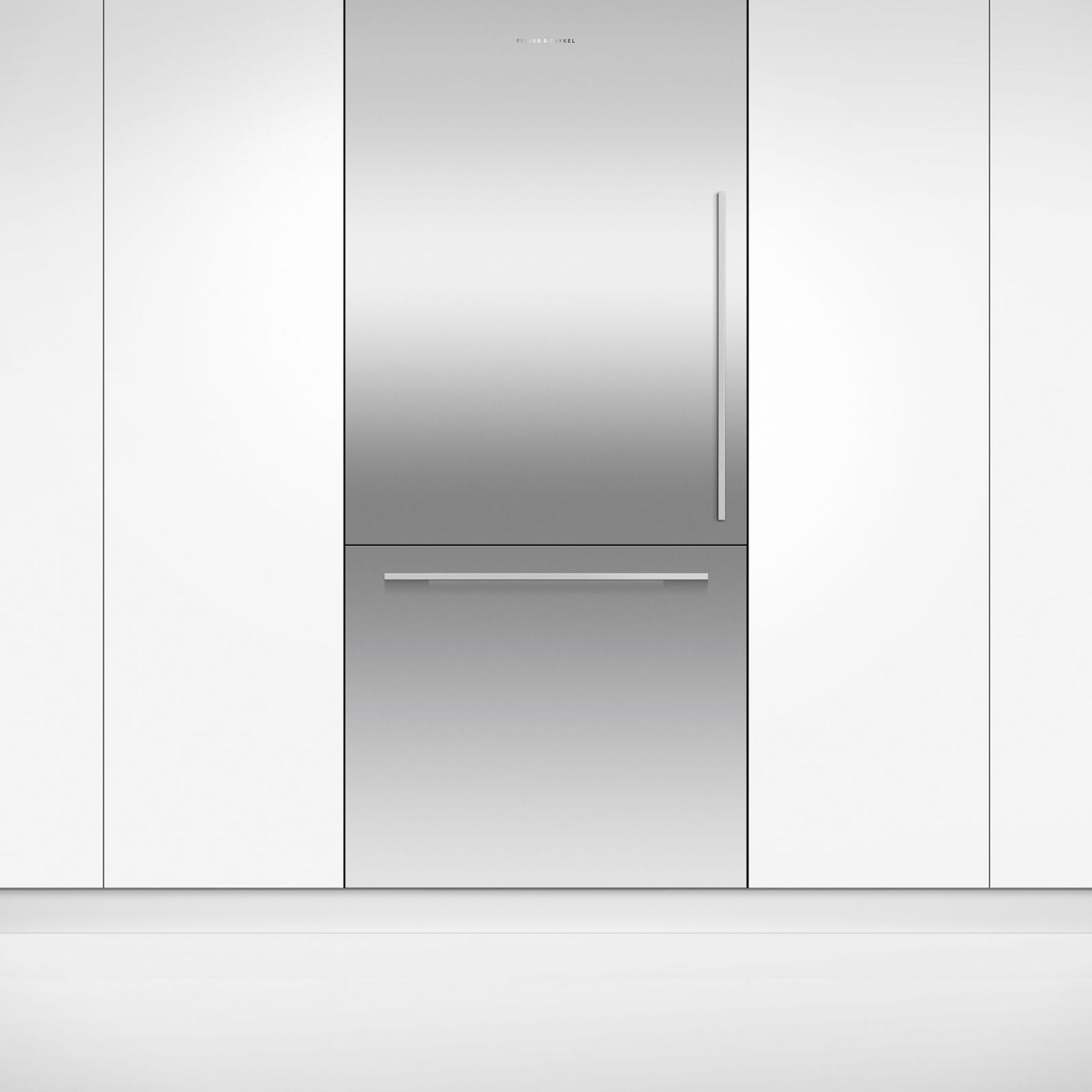 Integrated Refrigerator Freezer, 90.6cm, Ice, Left Hinge gallery detail image