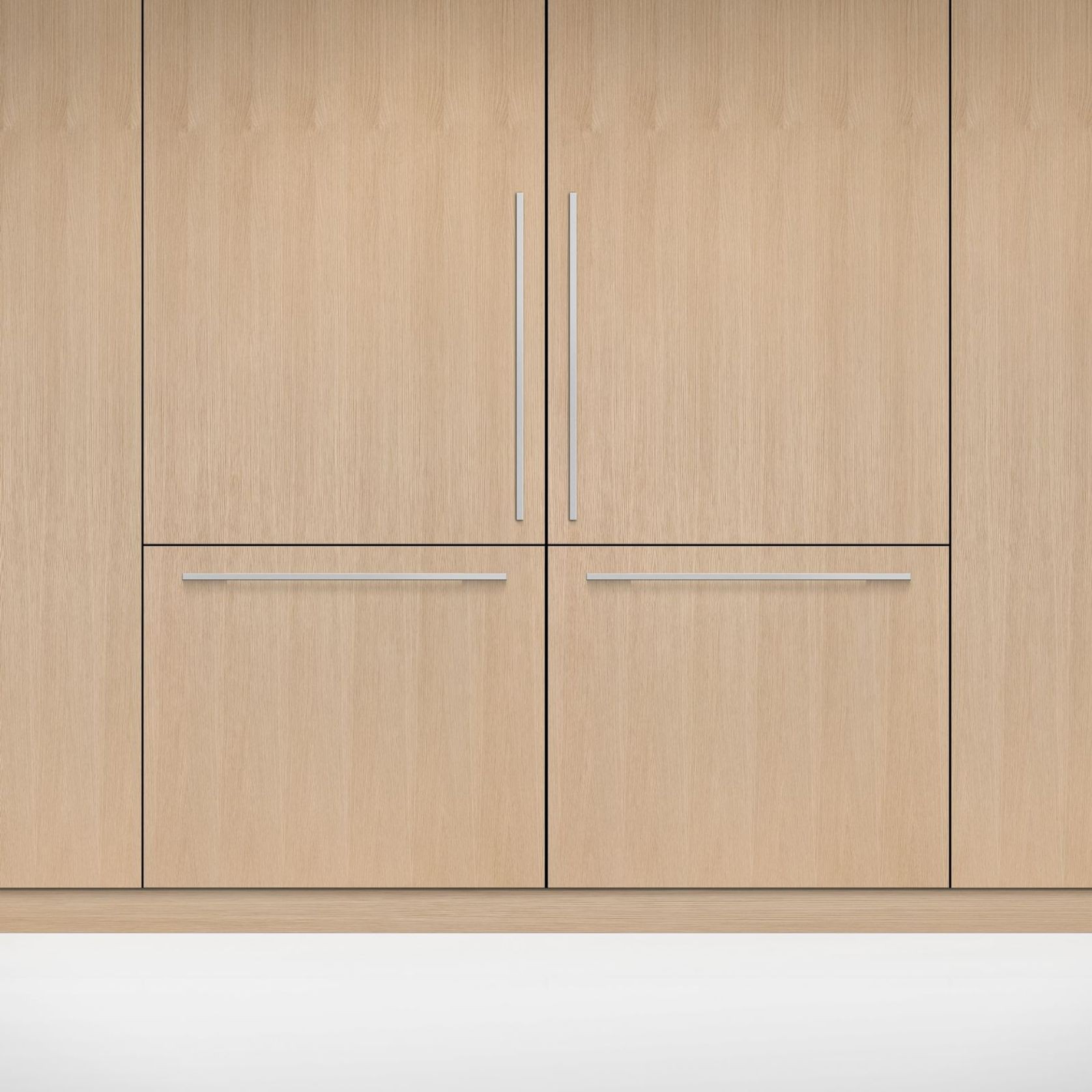 Integrated Refrigerator Freezer, 90.6cm, Ice, Left Hinge gallery detail image