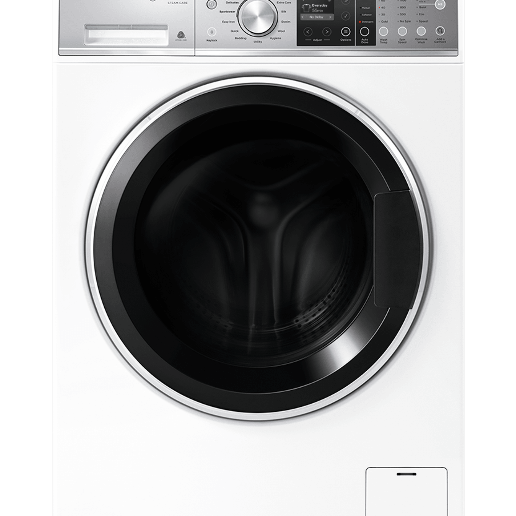 White Front Loader Washing Machine, 11kg, ActiveIntelligence, Steam Care gallery detail image