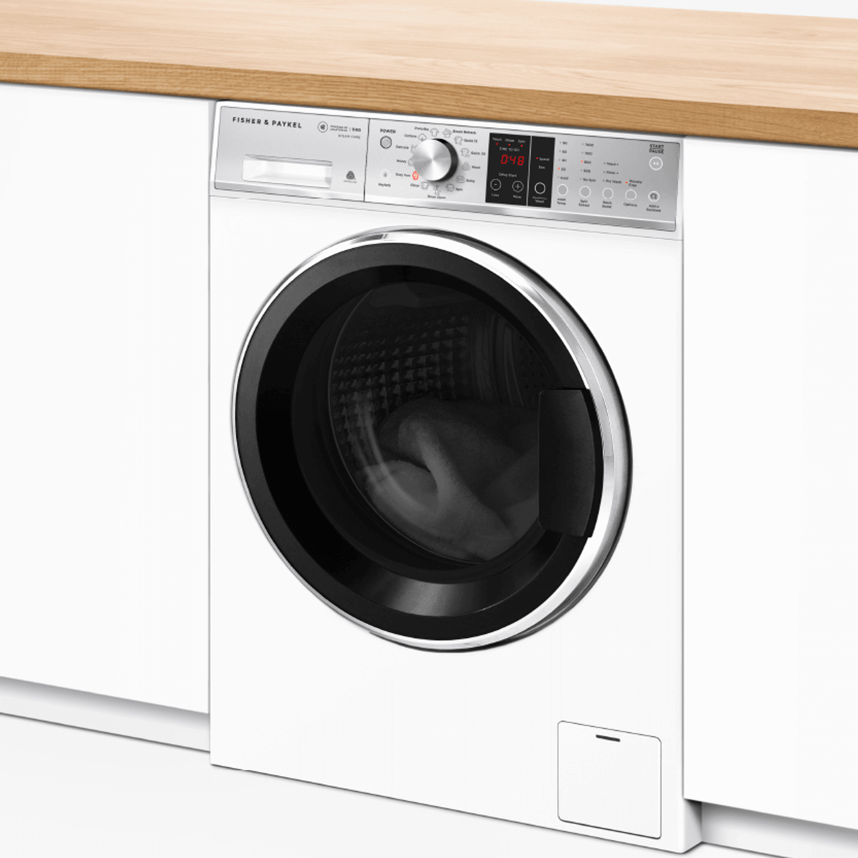 Front Loader Washing Machine, 11kg, Steam Care, White gallery detail image