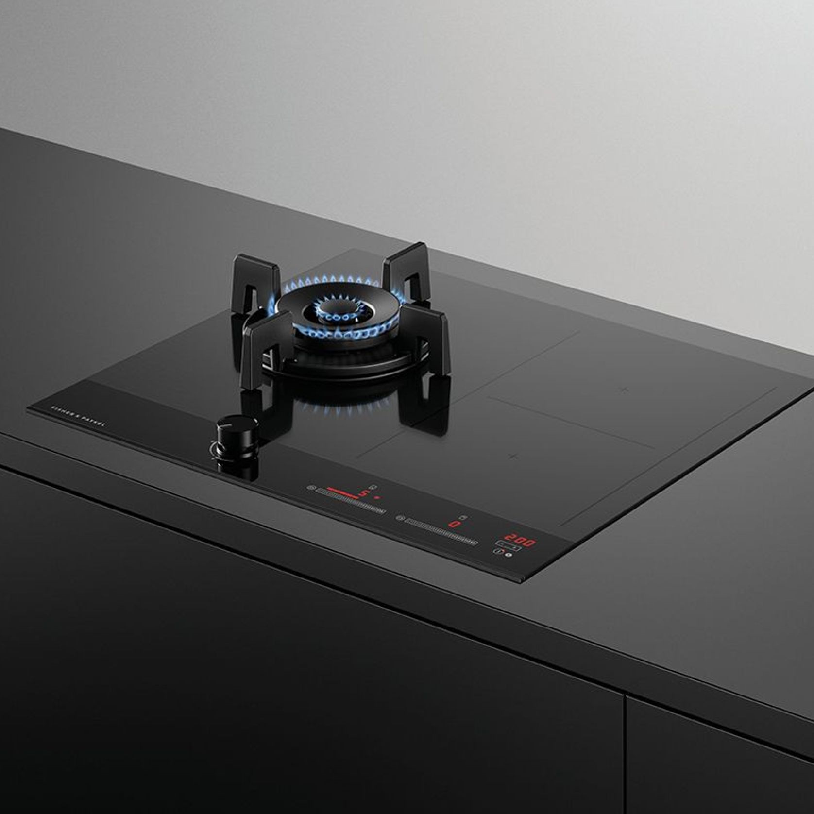 Gas + Induction Cooktop, 60cm, 1 Burner, 2 Zones with SmartZone gallery detail image