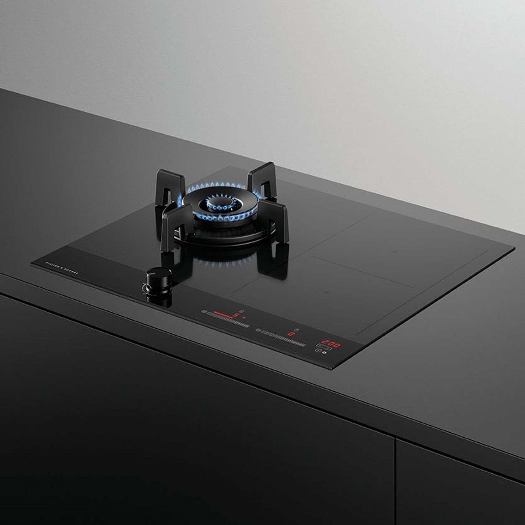 Gas + Induction Cooktop, 60cm, 1 Burner, 2 Zones with SmartZone gallery detail image
