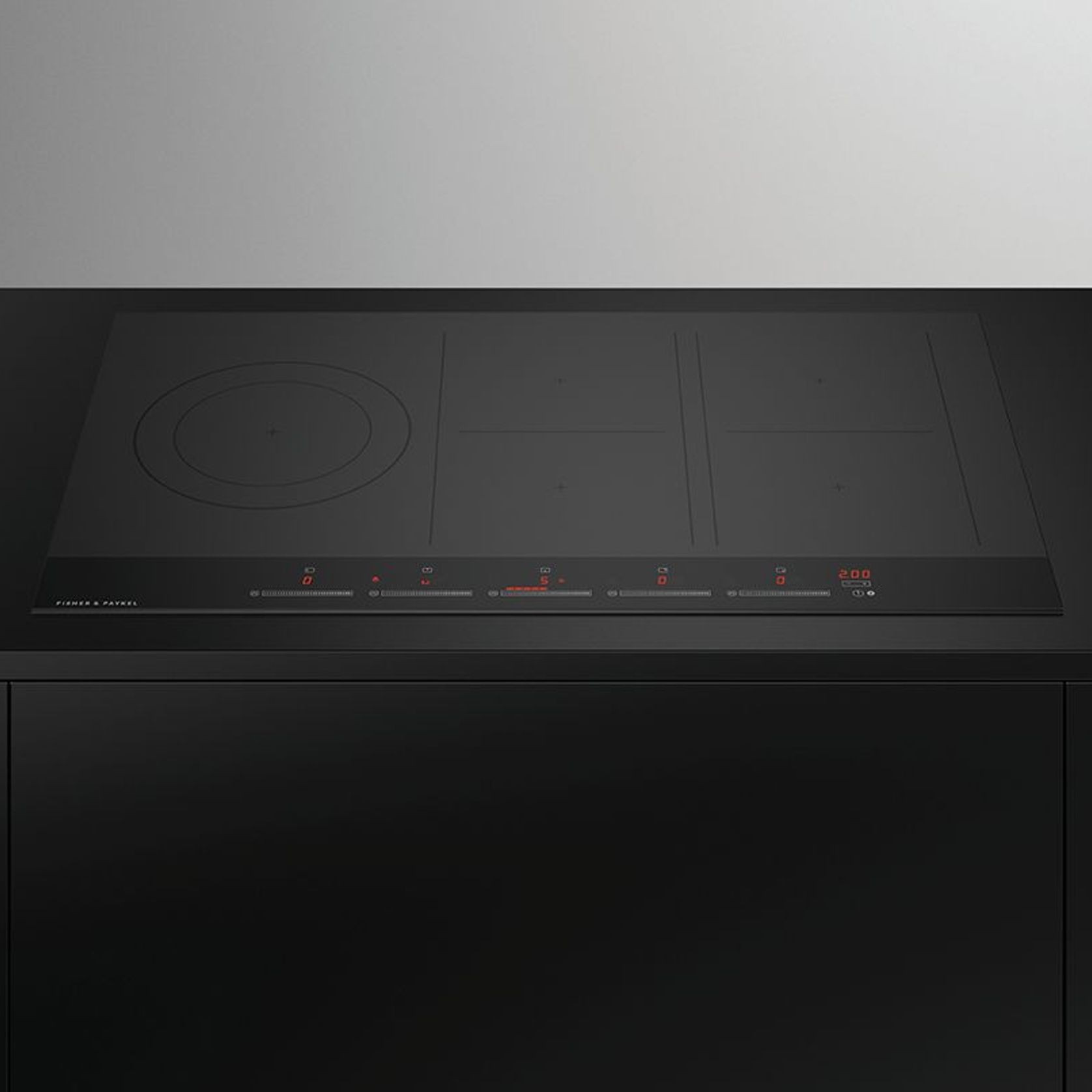 Induction Cooktop, 90cm, 5 Zones with SmartZone gallery detail image