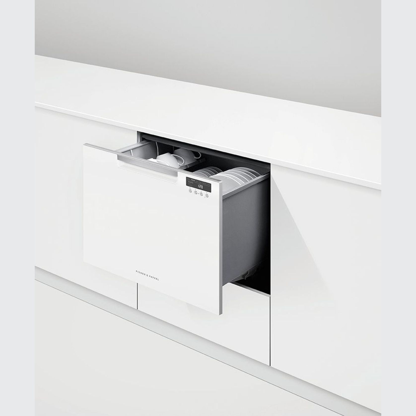 Single DishDrawer Dishwasher, Tall, Sanitise, Series 7 gallery detail image