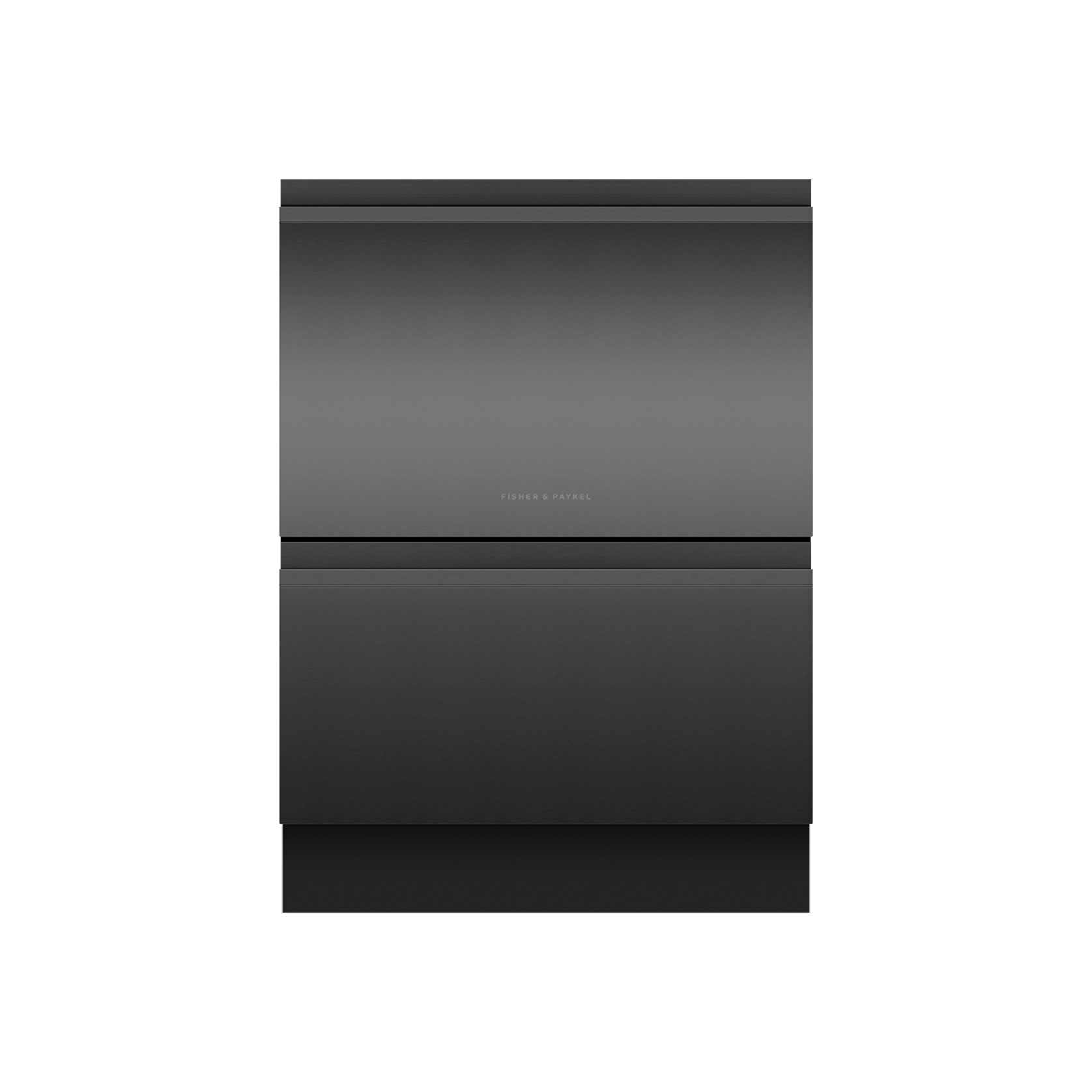 Built-under Double DishDrawer Dishwasher, Sanitise, Black Stainless Steel gallery detail image