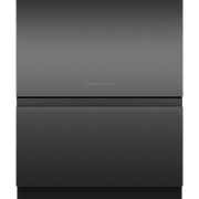 Built-under Double DishDrawer Dishwasher, Sanitise, Black Stainless Steel gallery detail image