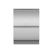 Stainless Steel Built-under Double DishDrawer Dishwasher, Sanitise gallery detail image