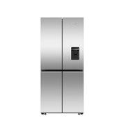 Freestanding Quad Door Refrigerator Freezer, 79cm, 498L, Ice & Water, French Hinge gallery detail image