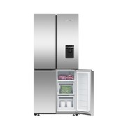 Freestanding Quad Door Refrigerator Freezer, 79cm, 498L, Ice & Water, French Hinge gallery detail image