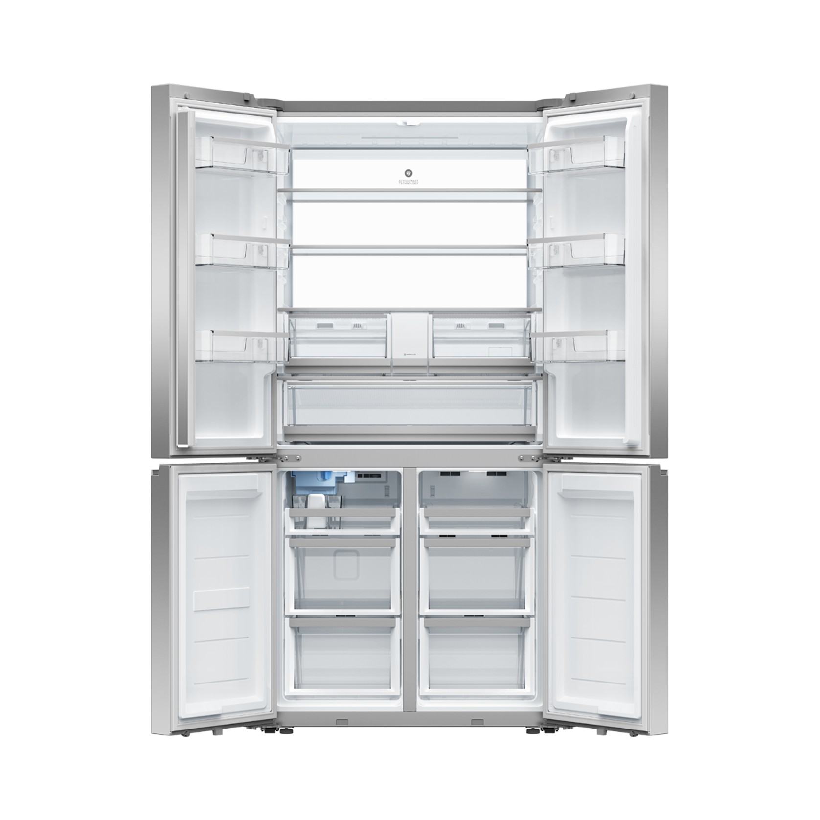 Freestanding Quad Door Refrigerator Freezer, 90.5cm, 69 gallery detail image