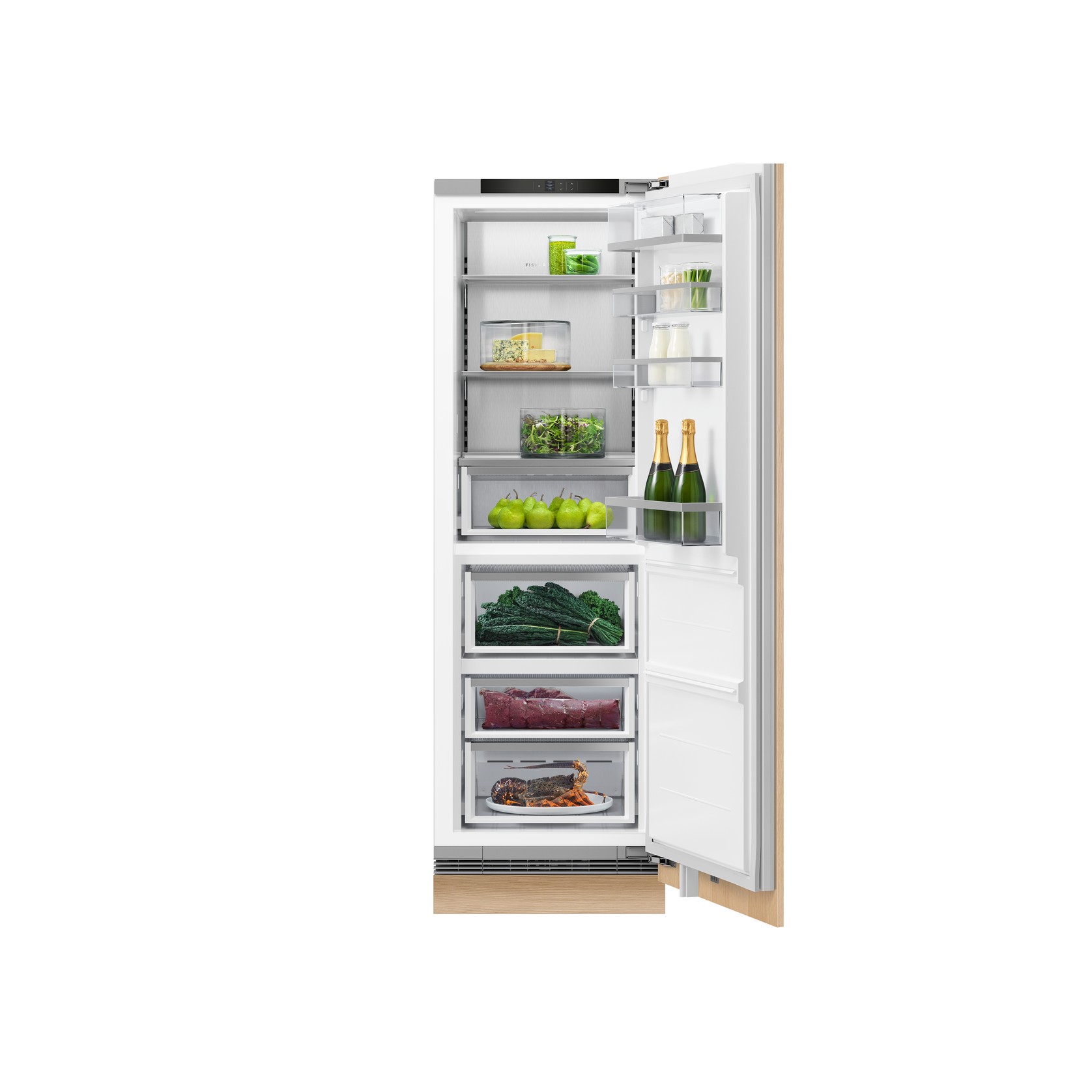 Integrated Triple Zone Refrigerator, 60cm, Water gallery detail image