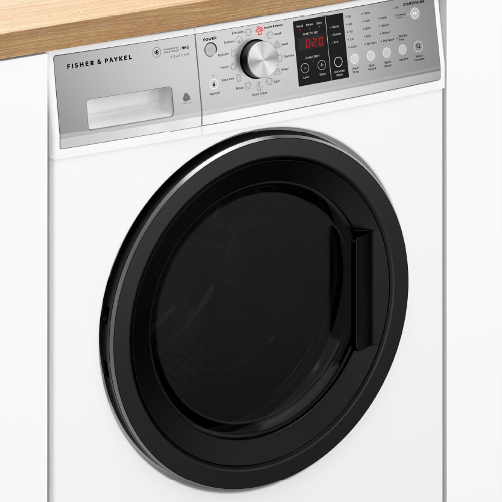 Front Loader Washing Machine, 9kg, Steam Care gallery detail image