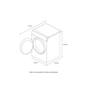 Heat Pump Dryer, White, 9kg gallery detail image
