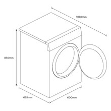 Front Loader Washing Machine, 11kg, Steam Care gallery detail image