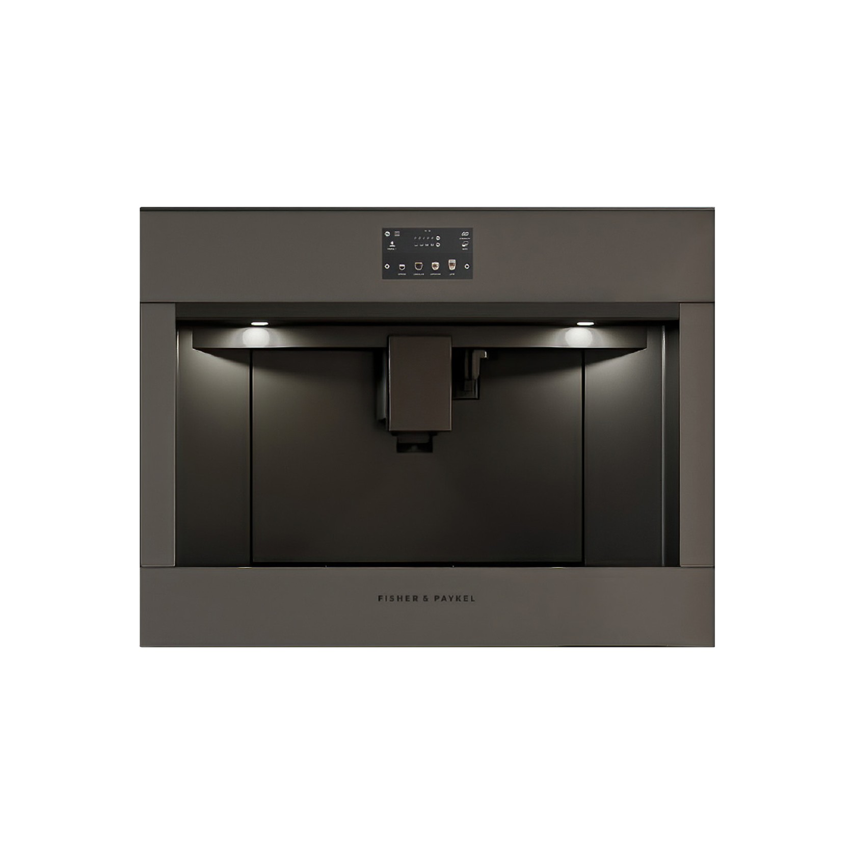 Built-in Coffee Maker, 60cm, Grey Glass gallery detail image