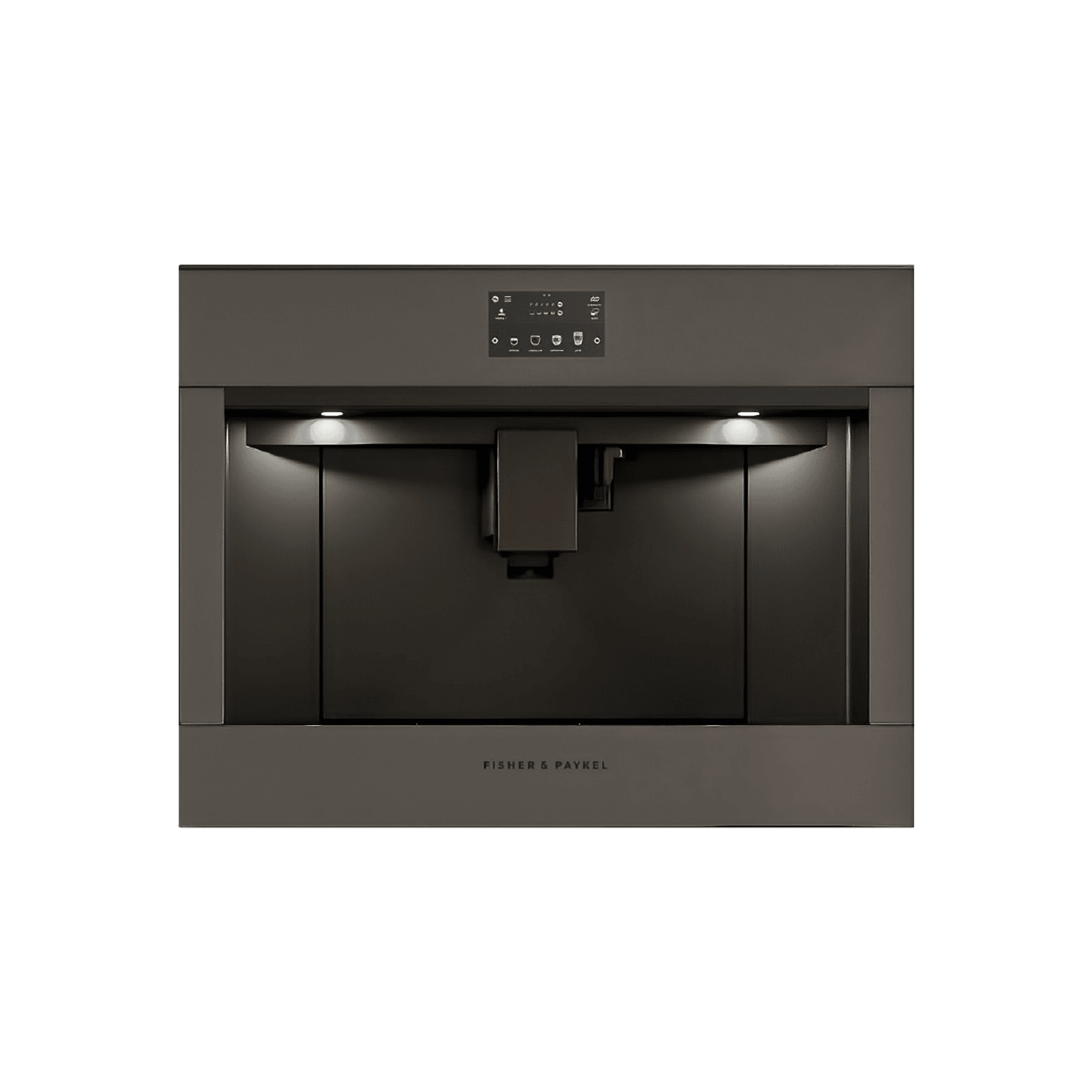 Builtin Coffee Maker, 60cm, Grey Glass ArchiPro NZ