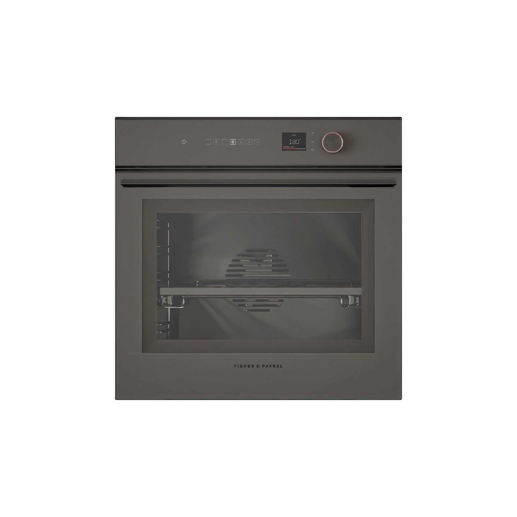 Oven, 60cm, 16 Function Self-cleaning, Grey Glass gallery detail image