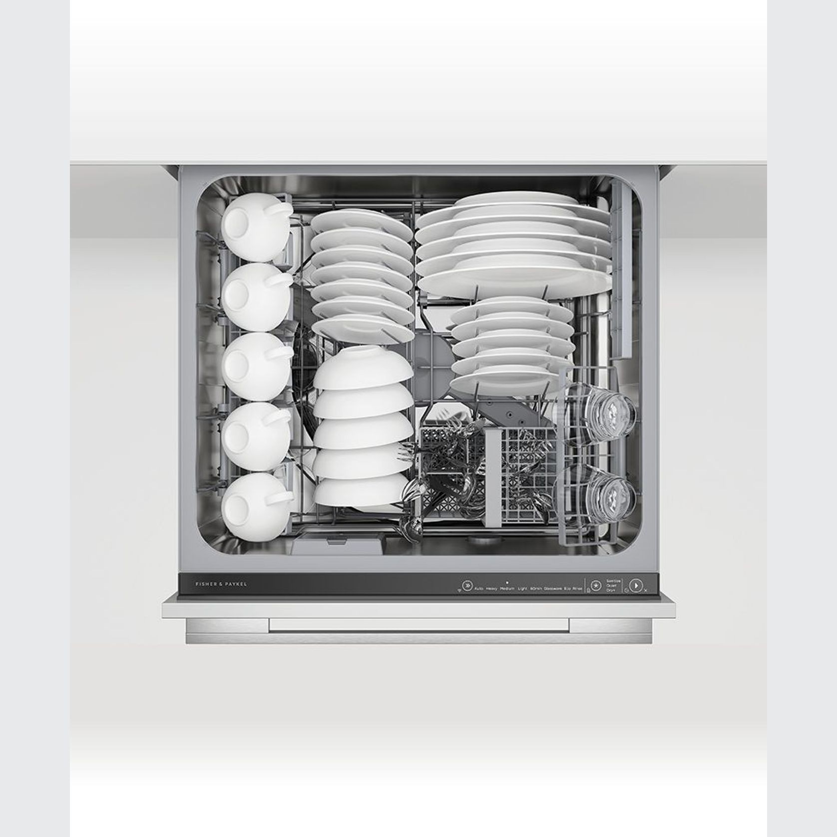 Integrated Single DishDrawer Dishwasher, Tall, Sanitise gallery detail image