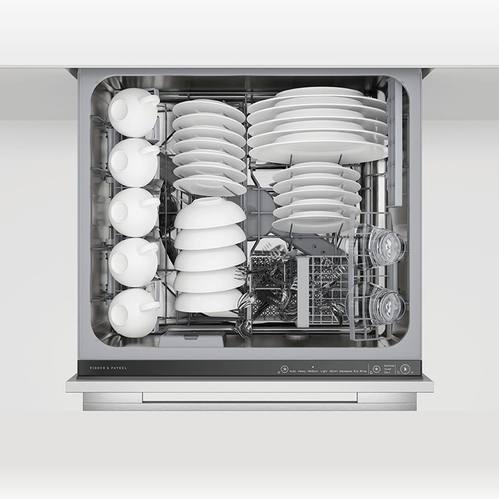Integrated Single DishDrawer Dishwasher, Tall, Sanitise gallery detail image