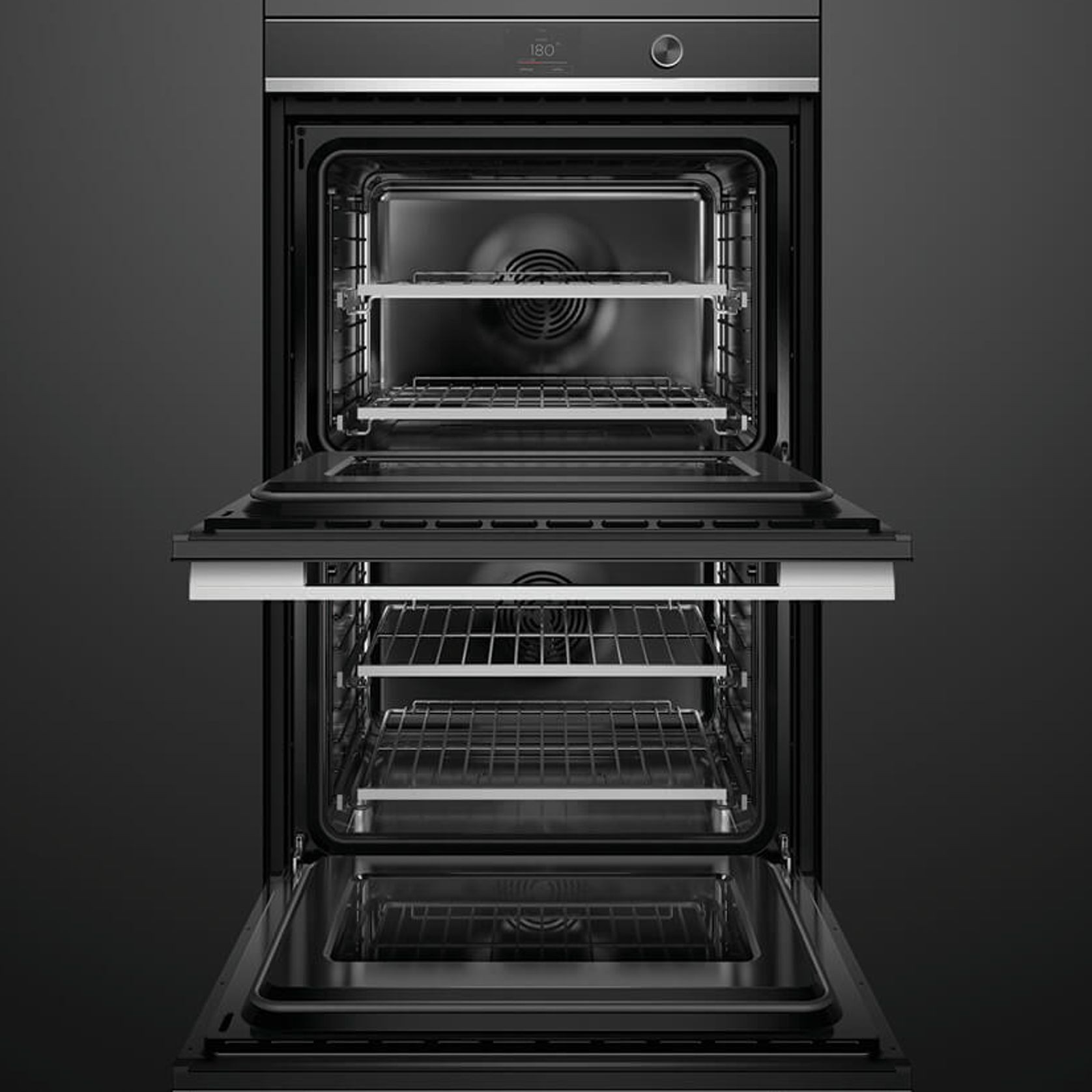 Double Oven, 76cm, 17 Function, Self-cleaning gallery detail image