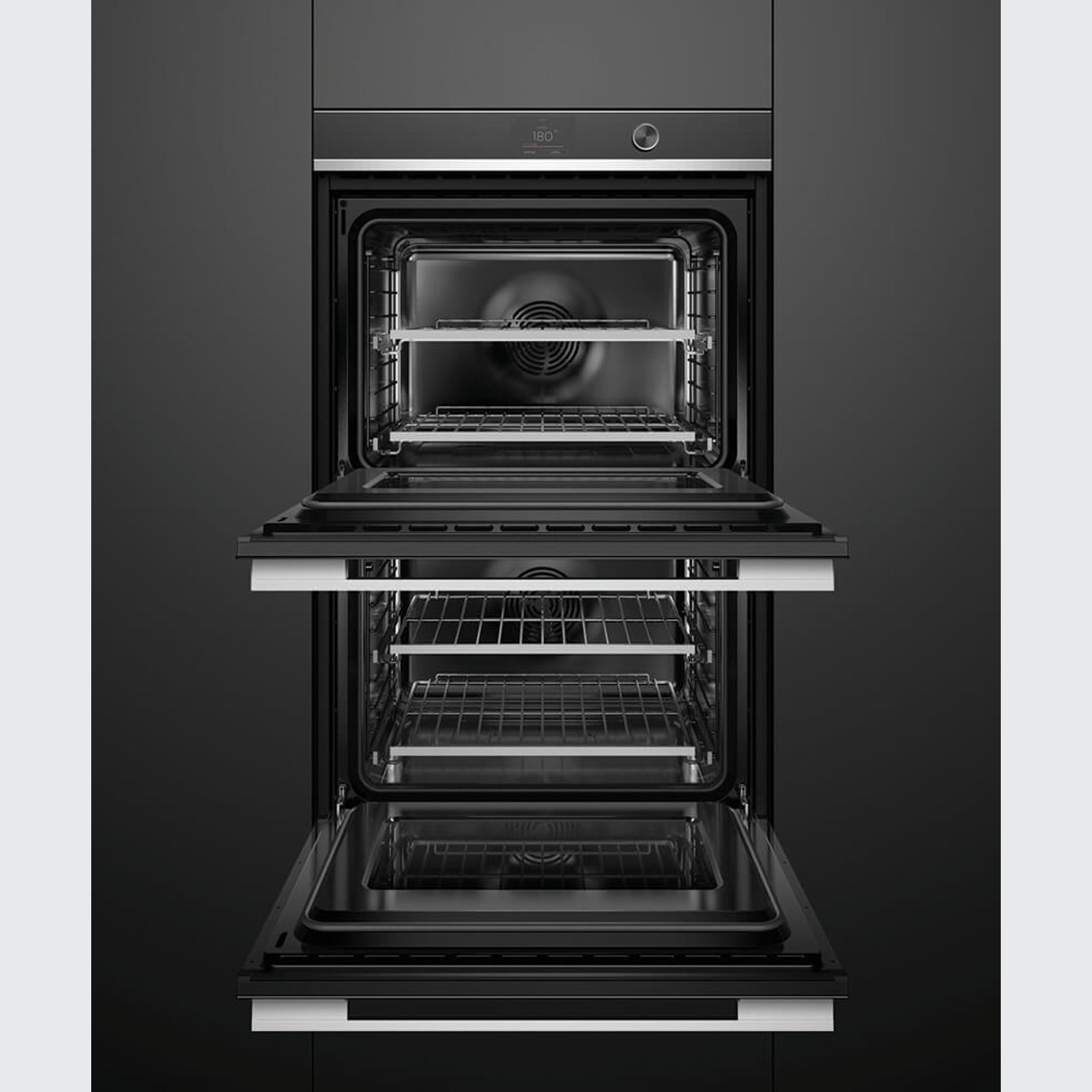Double Oven, 76cm, 17 Function, Self-cleaning gallery detail image