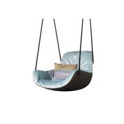 Freifrau | Leya Lounge Swing Seat | Avalon 0045 + Sahara Plaza Leather gallery detail image