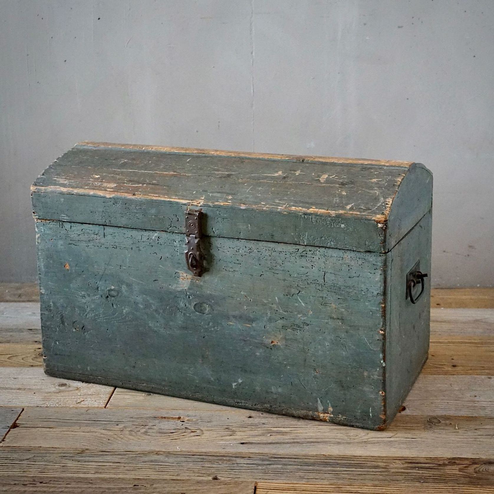 Antique French Painted Chest gallery detail image
