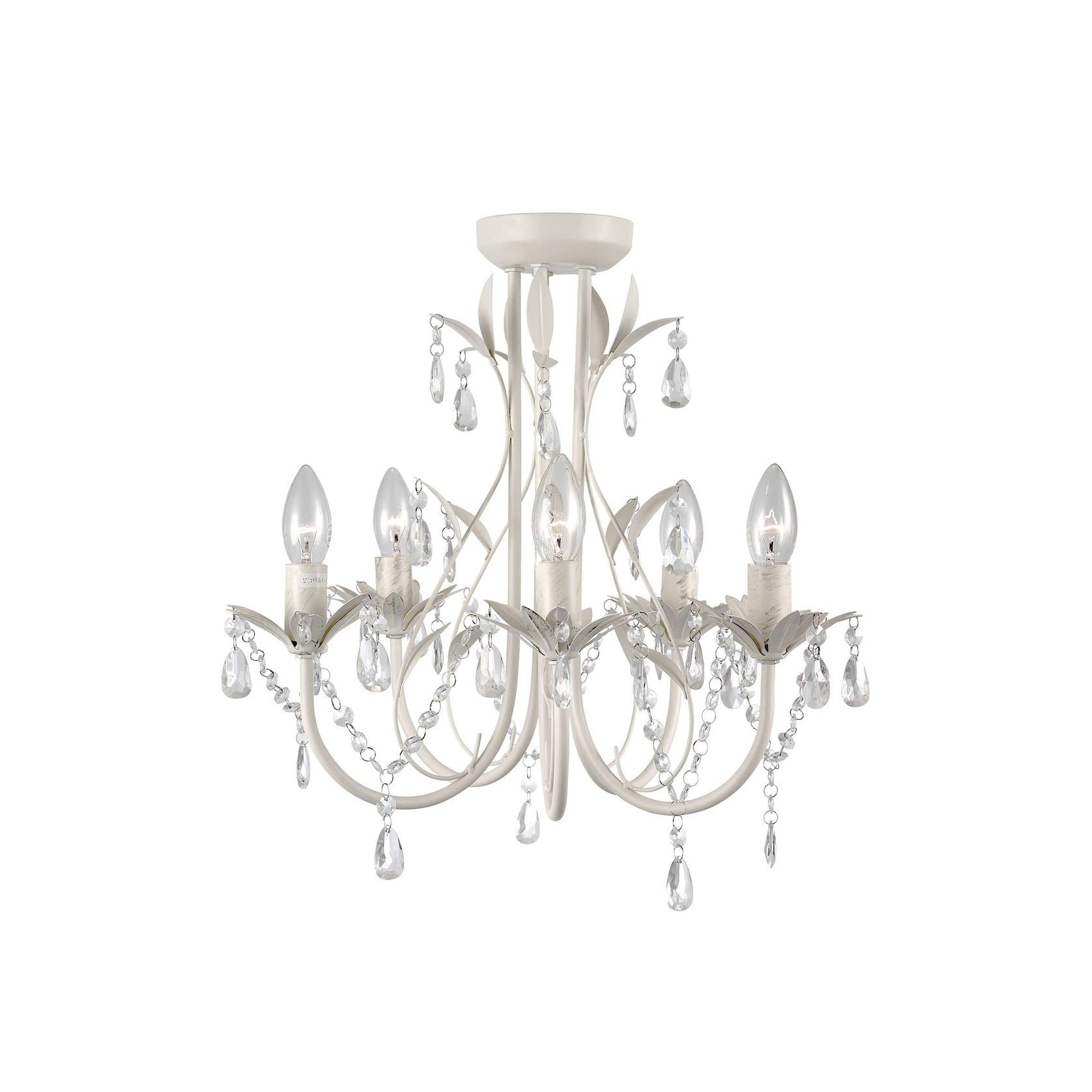 Harmony | Leaf Chandelier - White gallery detail image