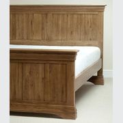 French Rustic Solid Oak Bed Frame gallery detail image