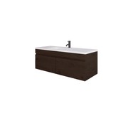 Code Lux 1500 Wall Hung 2 Drawer Vanity Range - 5 Colours gallery detail image