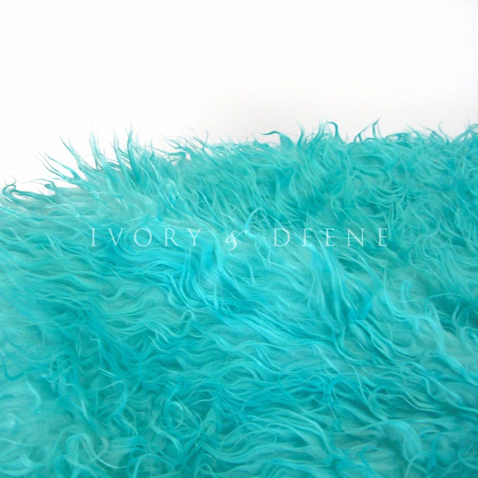 Fur Bean Bag - Turquoise Polo gallery detail image